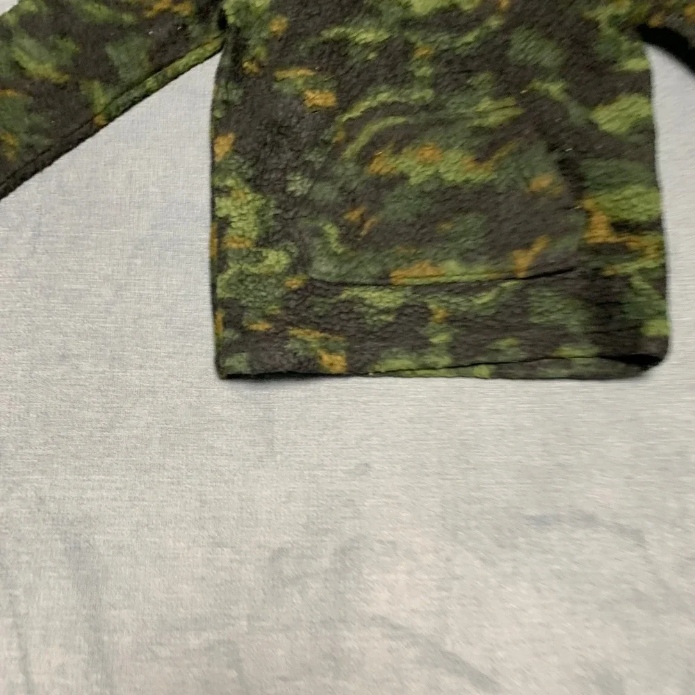 Nike Fleece Hoodie Toddler Kids 3T Green Black Camouflage Swoosh Logo Pullover